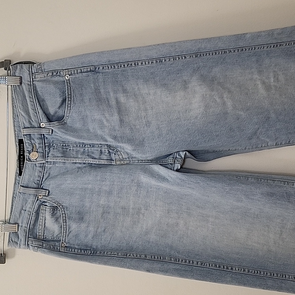 Veronica Beard 100% Cotton  Taylor Relaxed Wide-Leg High-Rise Size 28" - Picture 8 of 16